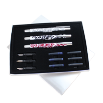 kit-caligrafia-canetas-penas-cartucho-luxo-completo