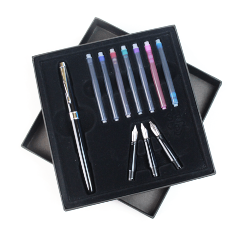 kit-caligrafia-penas-cartuchos-luxo