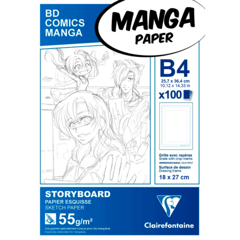 clairefontaine-bloco-manga-paper-b4